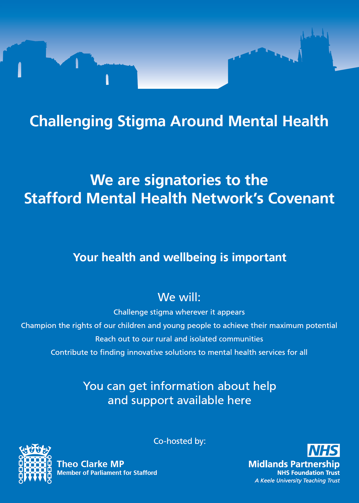 Stafford Mental Health Network's Covenant