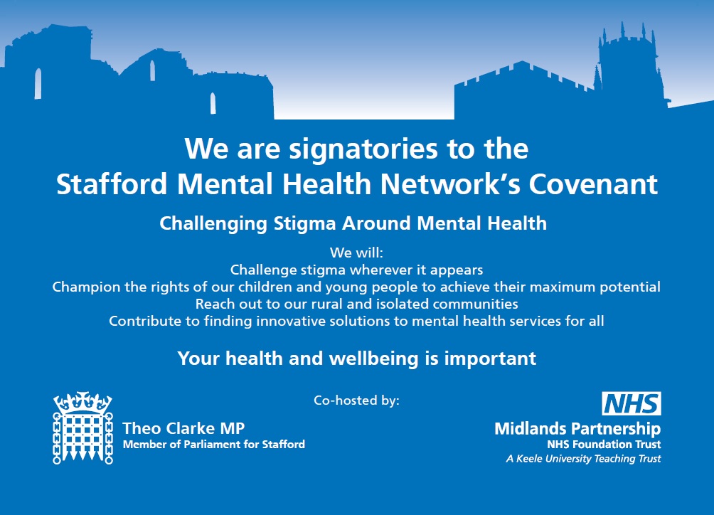 Stafford Mental Health Network's Covenant