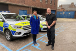 Theo Clarke MP at Stafford Police Station