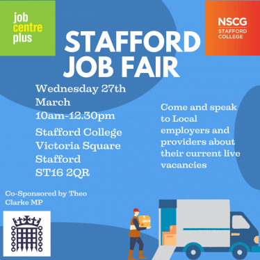 Stafford Job Fair poster